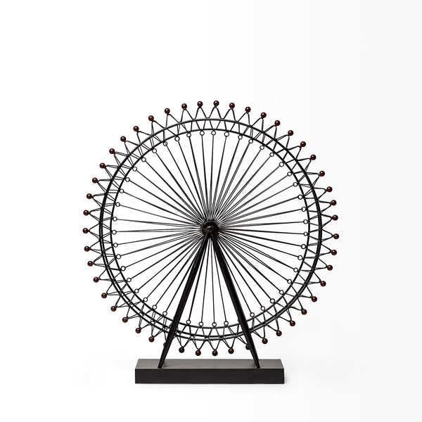 London Eye 3L x 25W Black Metal London Eye Replica