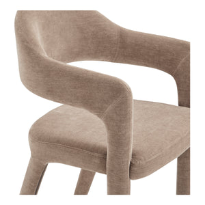 Martens Dining Chair in Camel Upholstery