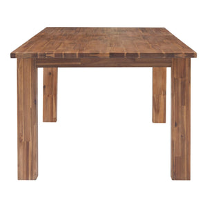 Bedford Butterfly Dining Table w/ 20" Ext. In Brushed Brown 