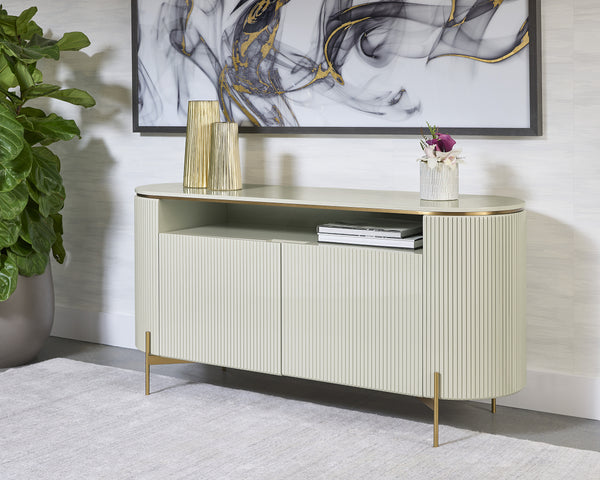 PALOMA SIDEBOARD - HIGH GLOSS CREAM