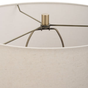 Lunia Gray Glass Table Lamp