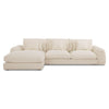 Moe's Berga Left Facing Sectional in Oat