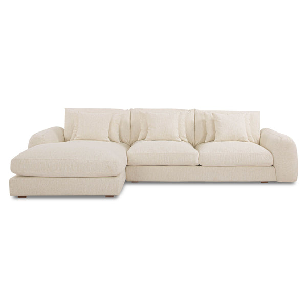 Moe's Berga Left Facing Sectional in Oat