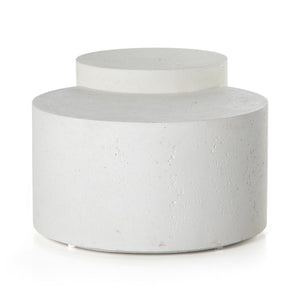 Meza Nesting Coffee Table In Textured White