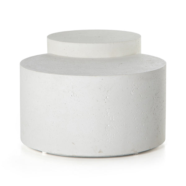 Meza Nesting Coffee Table In Textured White