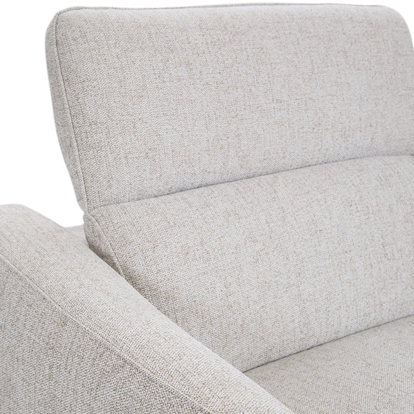 Ostend Upholstered Power Recliner Sofa with Headrest - Gray