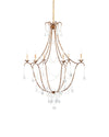 Elizabeth Gold Chandelier In Rhine Gold