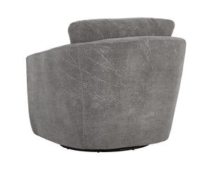 IRINA SWIVEL LOUNGE CHAIR - NEPAL PEBBLE