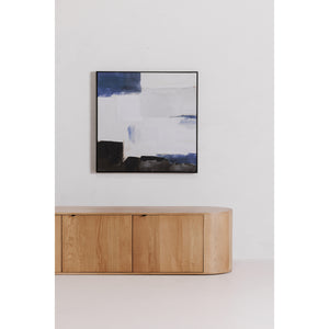Theo Media Bench in Natural Oak