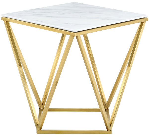 Kerry End Table In Gold