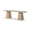 Atlas Console Table - Bleached Alder