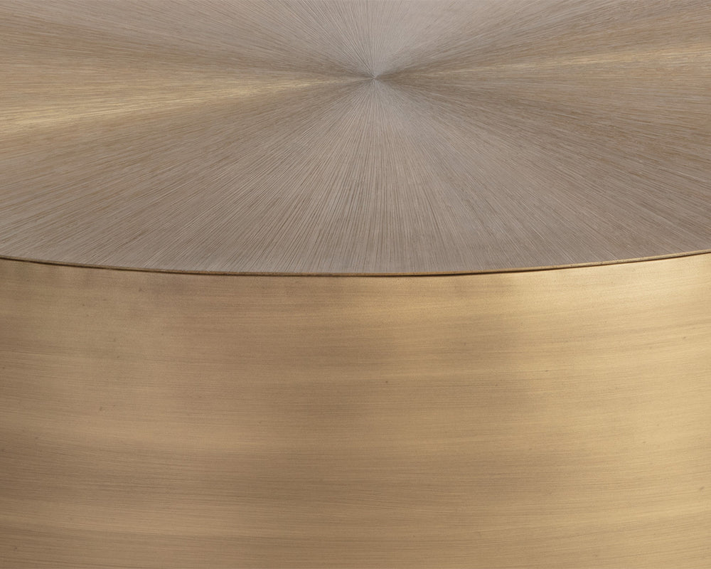 CREED COFFEE TABLE - LARGE - ANTIQUE GOLD