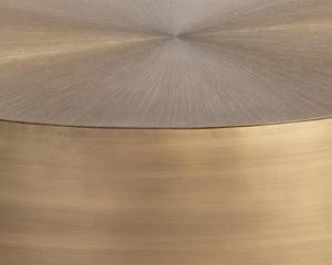 CREED COFFEE TABLE - LARGE - ANTIQUE GOLD