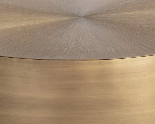 CREED COFFEE TABLE - LARGE - ANTIQUE GOLD