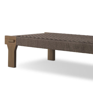 Moxie Outdoor Coffee Table - Stained Toasted Brown-FSC