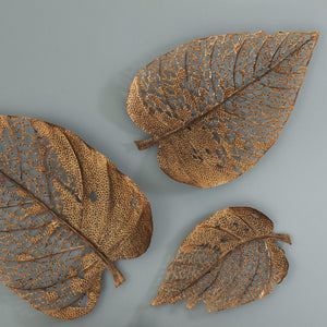 Birch Leaf Wall Art, Copper, MD