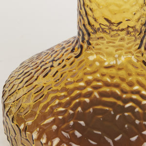 Jolene Tall  Amber Glass Vase