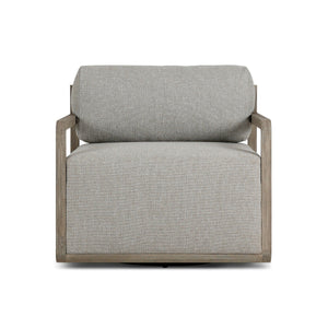 Stroud Outdoor Swivel Chair - Hayes Fog