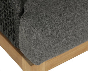 CAPRI LOUNGE CHAIR - NATURAL - GRACEBAY GREY