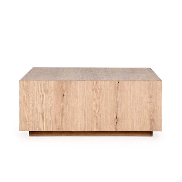Layne Solid Wood Coffee Table with Casters