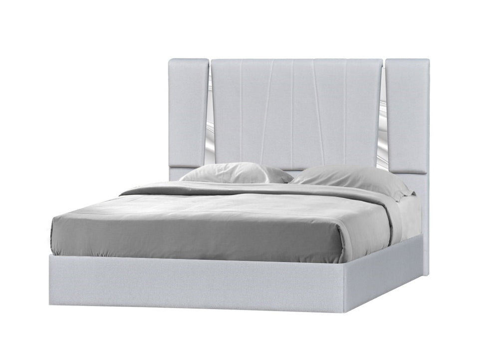 Matisse Queen Bed in Silver Grey
