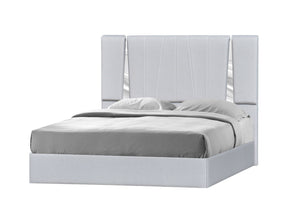 Matisse Queen Bed in Silver Grey