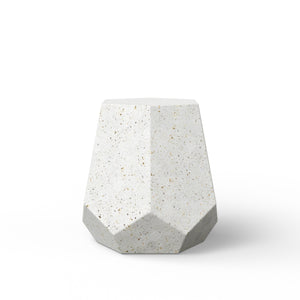 Ivory Terrazzo Stool