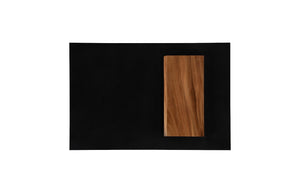 Slant Coffee Table, Natural/Black