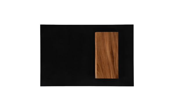 Slant Coffee Table, Natural/Black