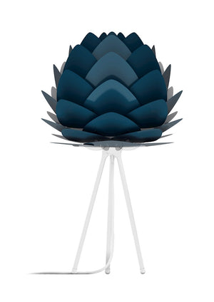 Aluvia Table Lamp in Petrol with White Base