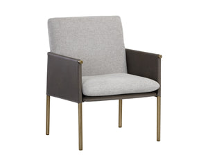 Bellevue Lounge Chair - Belfast Heather Grey / Bravo Ash