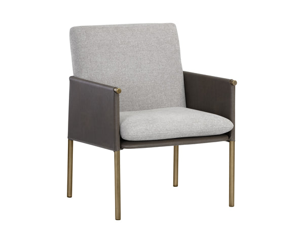 Bellevue Lounge Chair - Belfast Heather Grey / Bravo Ash