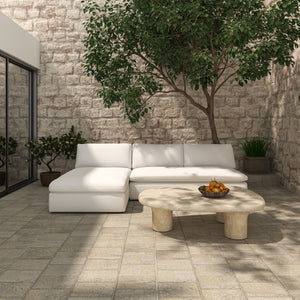 Moe's Warby Outdoor Coffee Table in Beige