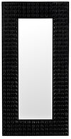 Faustus Sungkai/Mindi Mirror in Charcoal Black Finish