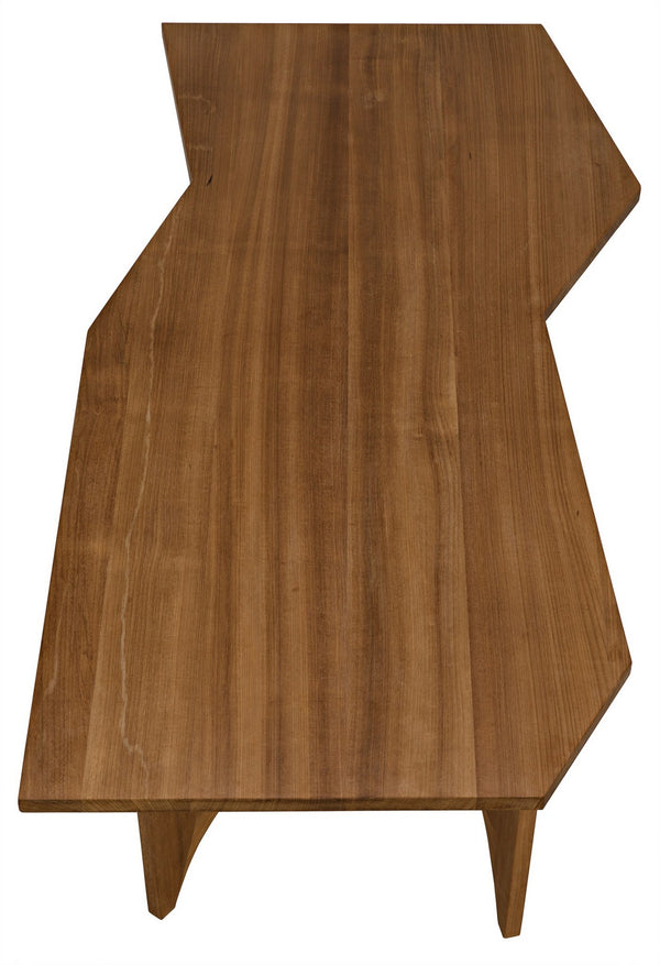 Fenton Coffee Table, Gold Teak