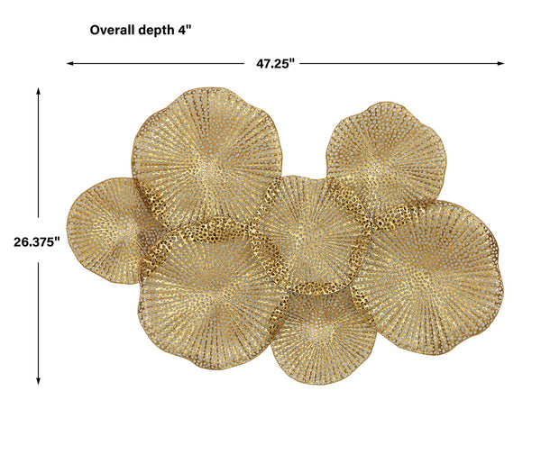 Ripley Gold Metal Wall Art