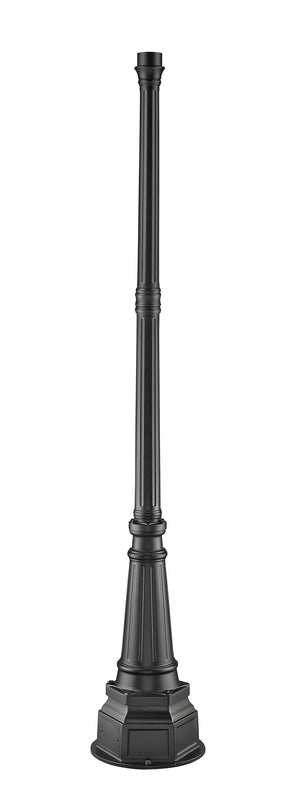 Outdoor Post Outdoor Post in Black Finish