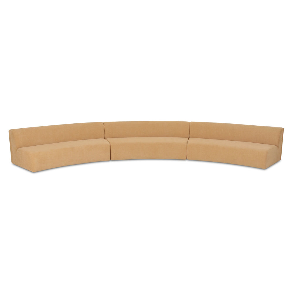 Moe's Naomi 3-Piece Concave Modular Sectional