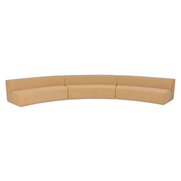 Moe's Naomi 3-Piece Concave Modular Sectional