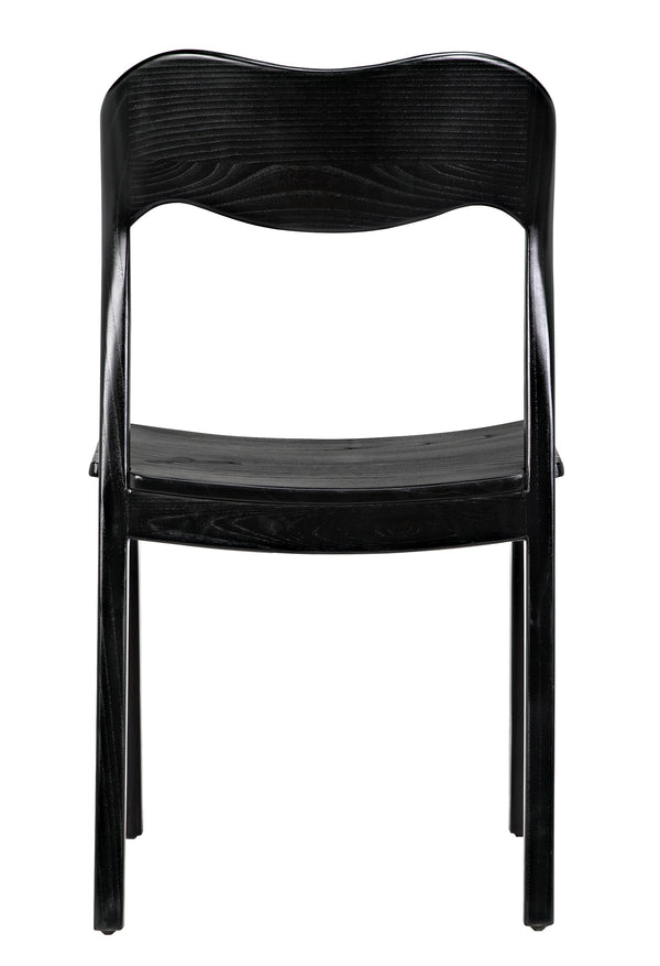 Weller Sungkai/Mindi Chair in Charcoal Black