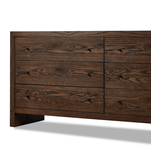 Torrington 6 Drawer Dresser In Umber Oak