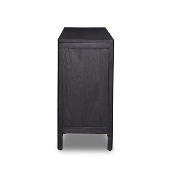 Sydney 9 Drawer Dresser In Black Wash