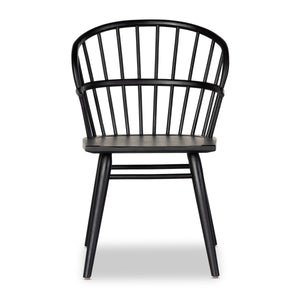Connor Dining Chair In Black Ash