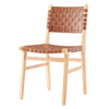 Marco PU Dining Side Chair, Ochre Brown