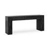 Bristol Solid Wood Rectangle Console Table - Aged Black