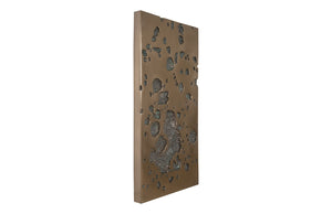 Splotch Wall Art, Rectangle, Bronze Finish
