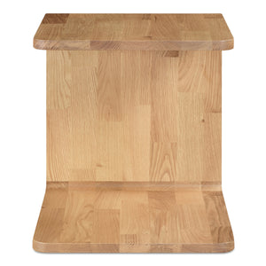 Carrie Side Table in Natural Oak