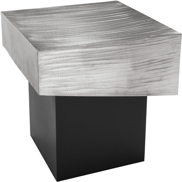 Glenn End Table In Silver