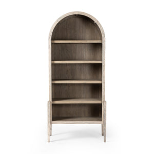 Tolle Bookcase - Rustic White Solid