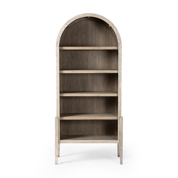 Tolle Bookcase - Rustic White Solid